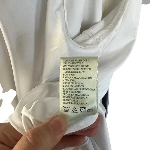 Tangerine white women’s lightweight full zip workout warmup jacket SZ XL - Picture 10 of 13